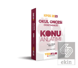 Yediiklim Yayınları 2023 ÖABT Okul Öncesi Öğretmen