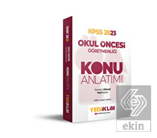 Yediiklim Yayınları 2023 ÖABT Okul Öncesi Öğretmen