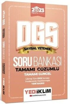 Yediiklim Yayınları 2023 Prestij Serisi DGS Sayısa