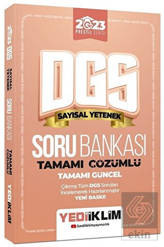 Yediiklim Yayınları 2023 Prestij Serisi DGS Sayısa