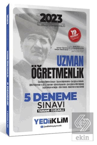 Yediiklim Yayınları 2023 T.C. Milli Eğitim Bakanlı