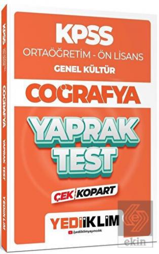 Yediiklim Yayınları 2024 KPSS Ortaöğretim - Ön Lis