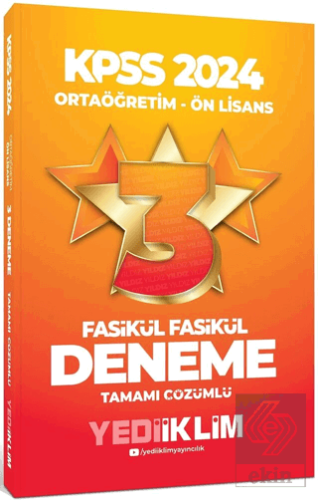 Yediiklim Yayınları 2024 KPSS Ortaöğretim-Önlisans