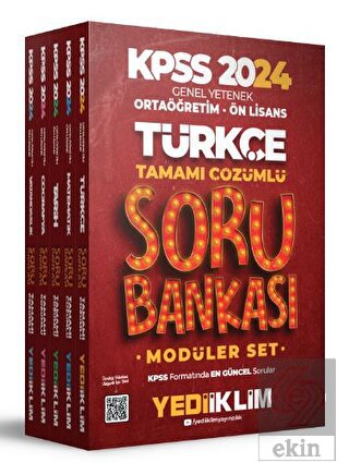 Yediiklim Yayınları 2024 KPSS Ortaöğretim-Önlisans