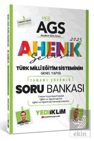 Yediiklim Yayınları 2025 MEB AGS Ahenk Serisi Türk Milli Eğitim Sistem
