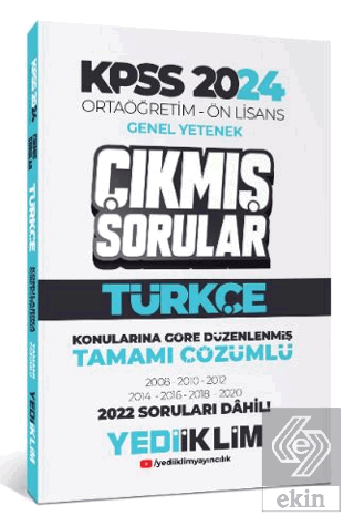 Yediiklim Yayınları KPSS 2024 Ortaöğretim-Önlisans