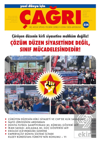 Yeni Dünya İçin Çağrı Dergisi Sayı: 224 Ağustos, Eylül, Ekim 2026 Kole