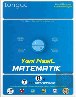 Yeni Nesil Matematik 7'den 8'e Soru Bankası Tonguç
