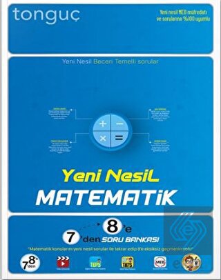 Yeni Nesil Matematik 7'den 8'e Soru Bankası Tonguç