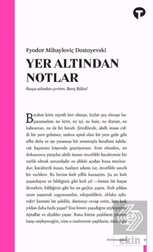 Yer Altından Notlar