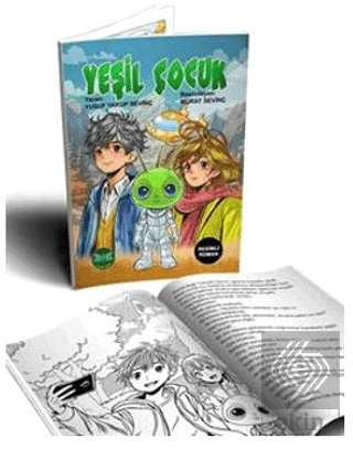 Yeşil çocuk (Resimli Roman - 8+Yaş)