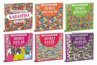 Yetişkinler İçin Boyama Seti (6 Kitap Takım)