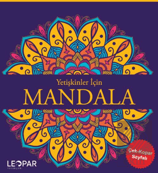 Yetişkinler İçin Mandala-Mor