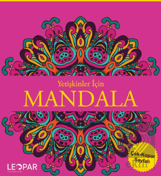 Yetişkinler İçin Mandala-Pembe