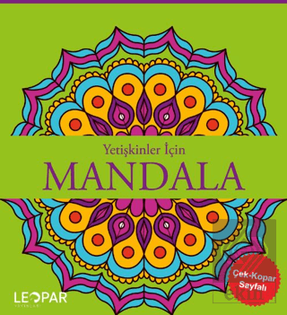 Yetişkinler İçin Mandala-Yeşil