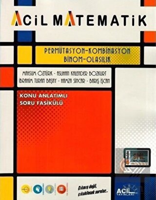 YKS Acil Matematik Permütasyon Kombinasyon Binom O