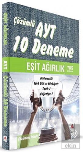 YKS AYT 2.Oturum Eşit Ağırlık Çözümlü 10 Deneme