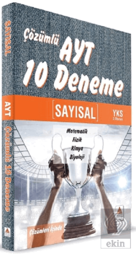 YKS AYT 2.Oturum Sayısal Çözümlü 10 Deneme