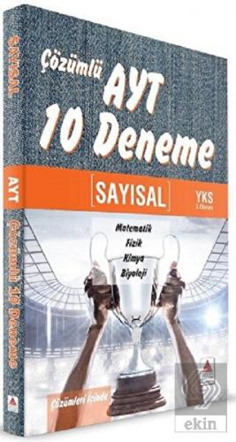 YKS AYT 2.Oturum Sayısal Çözümlü 10 Deneme