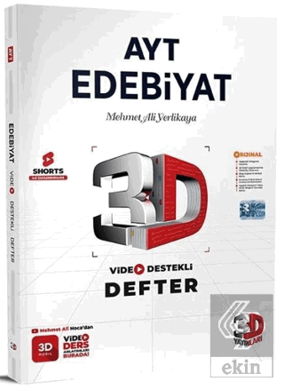 YKS AYT Edebiyat Video Destekli Defter