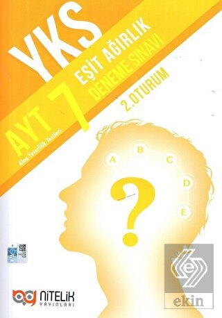 YKS AYT Eşit Ağırlık 7 Deneme Sınavı (2. Oturum)