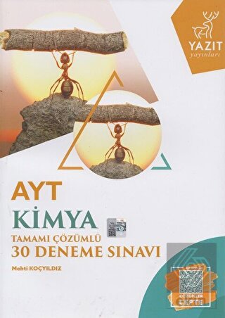YKS AYT Kimya Tamamı Çözümlü 30 Deneme Sınavı
