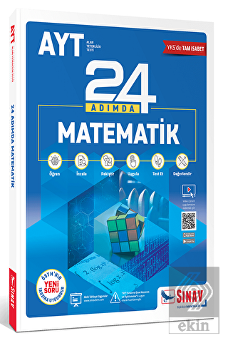 YKS AYT Matematik 24 Adımda Konu Anlatımlı Soru Ba