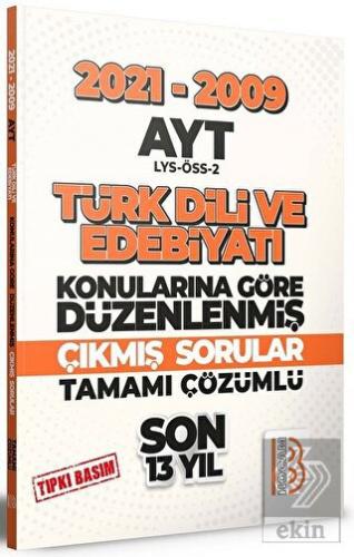YKS AYT Türk Dili ve Edebiyatı Son 13 Yıl Konuları