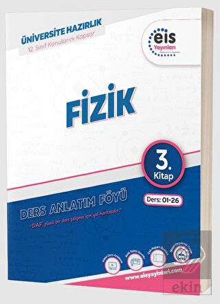 YKS - Mavi Set - DAF - Fizik - 3. Kitap