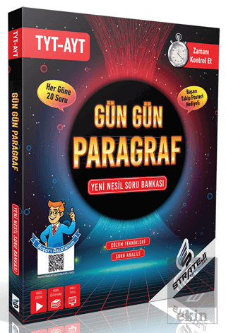 YKS TYT AYT Gün Gün Paragraf Soru Bankası