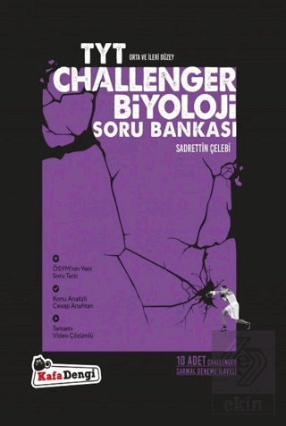 YKS TYT Biyoloji Challenger Orta ve İleri Düzey Soru Bankası