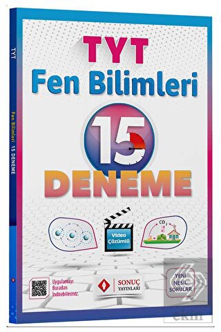 YKS TYT Fen Bilimleri 15 Deneme Video Çözümlü