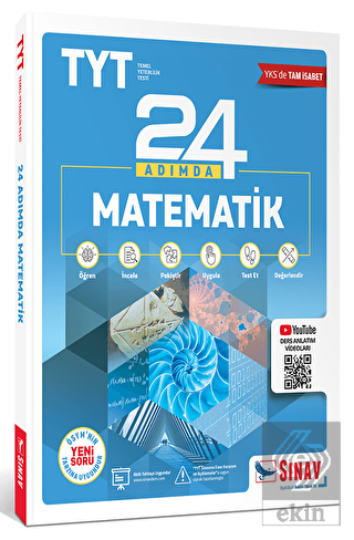 YKS TYT Matematik 24 Adımda Konu Anlatımlı Soru Ba
