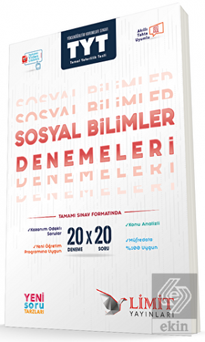 YKS TYT Sosyal Bilimler 20x20 Deneme Sınavları