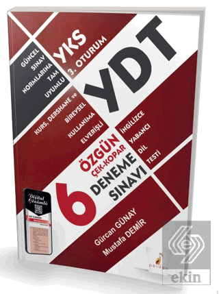 YKS YDT 3. Oturum İngilizce 6 Özgün Deneme