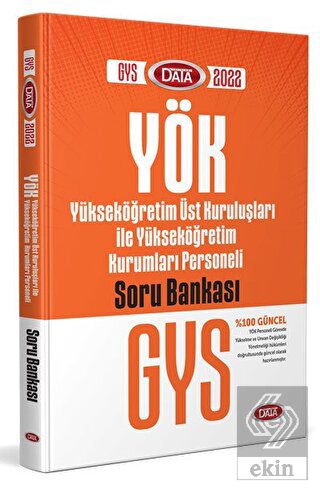 YÖK Üst Kuruluşları ile YÖK Personeli GYS Soru Ban