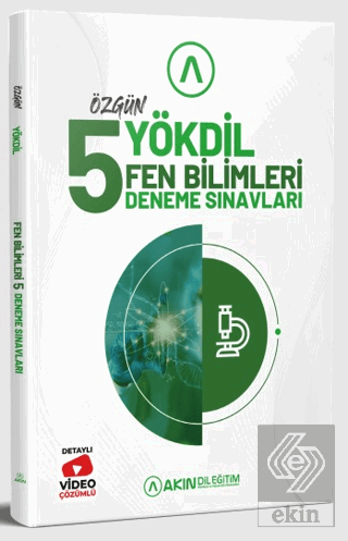 YÖKDİL Fen Bilimleri 5 Deneme Sınavı (Video Çözümlü)