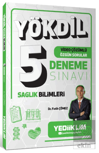 YÖKDİL Sağlık Bilimleri Video Çözümlü Özgün Sorular 5 Deneme Sınavı Fa