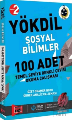 YÖKDİL Sosyal Bilimler 100 Adet Temel Seviye Renkl