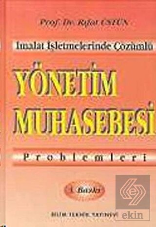 Yönetim Muhasebesi Problemleri