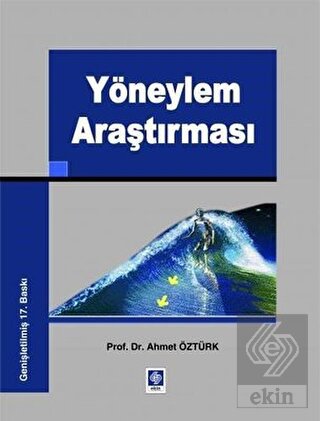 Yöneylem Araştırması Ahmet Öztürk