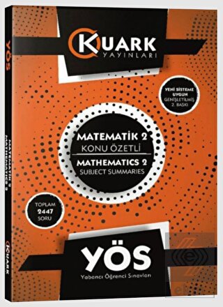 YÖS Matematik 2 Konu Özetli