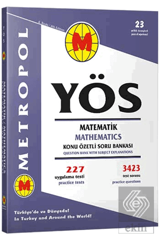 YÖS Matematik Konu Özetli Soru Bankası