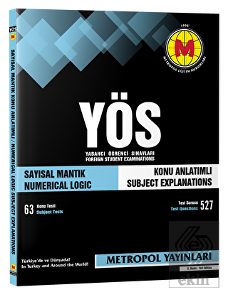 YÖS Sayısal Mantık Soru Bankası