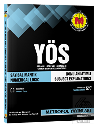YÖS Sayısal Mantık Soru Bankası