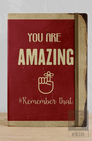 You Are Amazing Kolektif Defterci Satın Al - ekinkitap.com