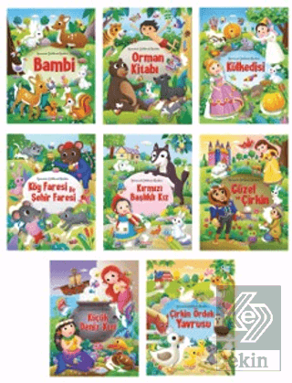 Yumurcak Çıkartmalı Klasikler Serisi (8 Kitap)