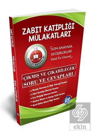 Zabıt Katipliği Mülakatları Kitabı