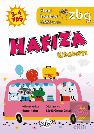 ZBG 3-4 Yaş Hafıza Kitabım - Zihinsel Becerilerimi