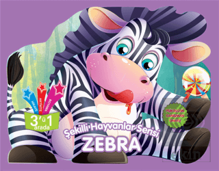 Zebra - Şekilli Hayvanlar Serisi